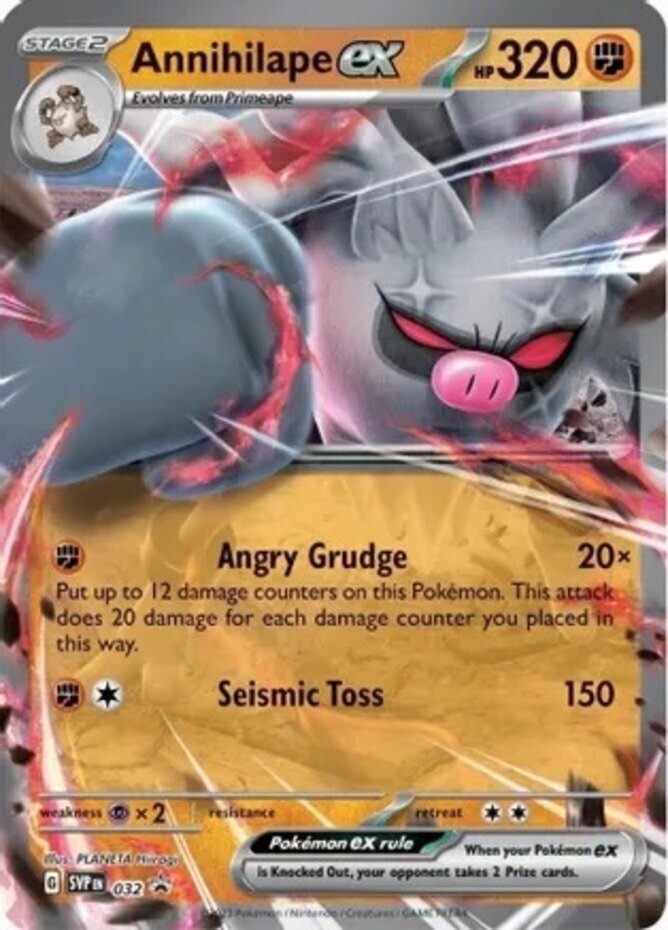 Pokemon -  Black Star Promo - Annihilape ex - SVP032 - NM/M