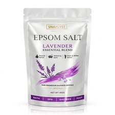 Epsom Salt for Foot Soak  Bath  Magnesium Sulfate for Pain Relief  Relaxation