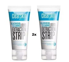 2x Avon Clearskin Blackhead Clearing Liquid Extraction Strip 30ml ~Bundle Joblot