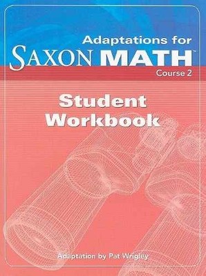 Adaptations for Saxon Math, Course - Paperback, by Saxon Publishers - Very Good