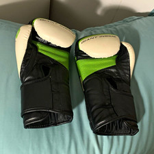 J.B Boxing Gloves Pair - Black Green White Co...