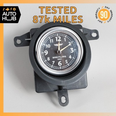 03-13 Bentley Continental GT Speed Center Dashboard Analog Clock OEM 87k