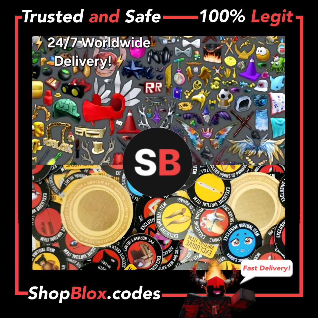 ROBL0X Toy Code Series 1-12 Hats Faces Particle Effects