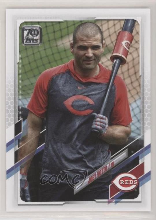 2021 Topps Image Variation SP (Batting Practice) Joey Votto #275 sl3