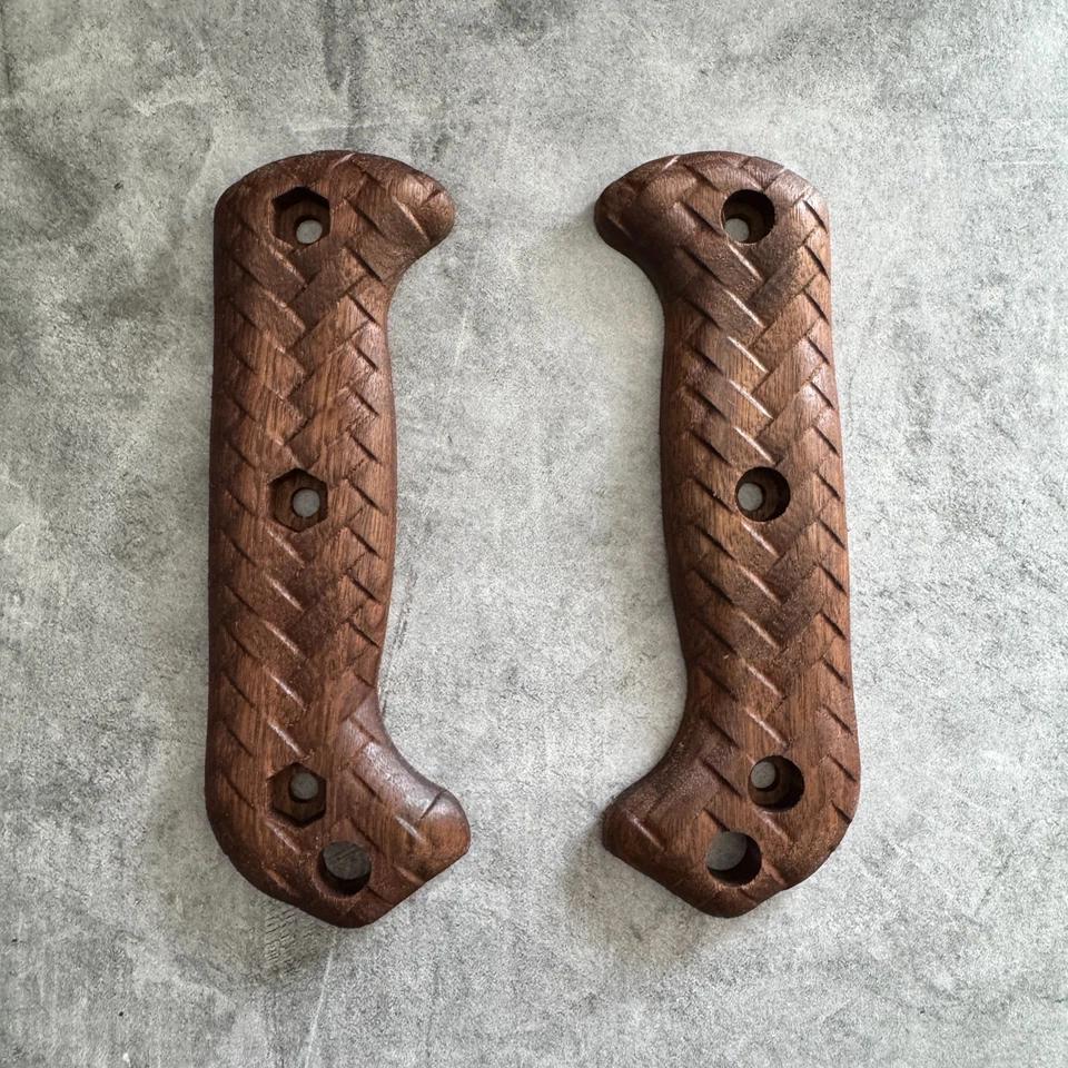 Manijas/escalas Nobleweave para Ka-Bar Becker bk-2 bk-7 bk-9 etc hechas en EE. UU. Foto 2 de 4