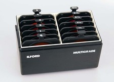 ILFORD Multigrade Gradation Filter Kit Photo Lab Darkroom. 19830