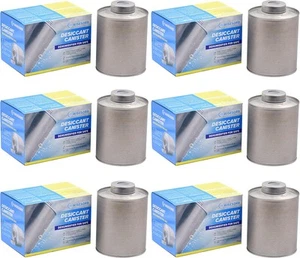 6 Packs 750 Gram Silica Gel Reusable Desiccants Canister, Gun Safe Dehumidifier