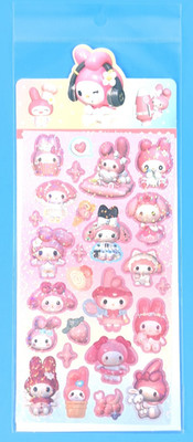 My Melody Sports Game Day 3D Glitter Sticker Pack Hello Kitty