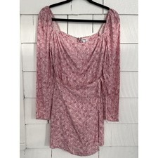 Reformation Womens 4 Rosalie Floral Mini Dress Mod Cottagecore Coquette Romantic