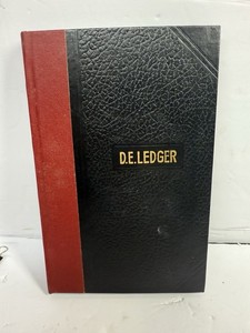 Vintage Royal Vernon Line D.E. Ledger Book No.2044 144 Pages Accounting Record