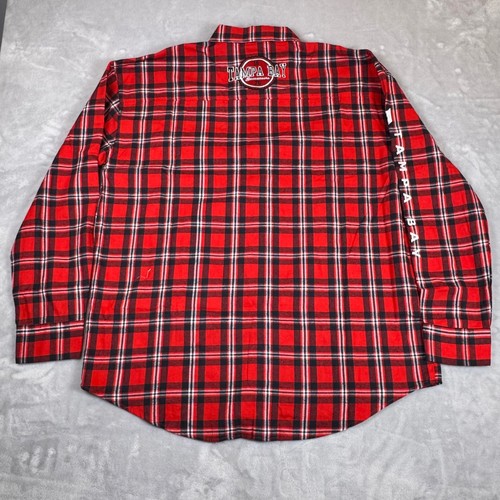 NFL Tampa Bay Buccaneers Camisa de Franela para Hombres XL Abotonada Roja A Cuadros Nueva con Etiquetas - Imagen 12 de 12