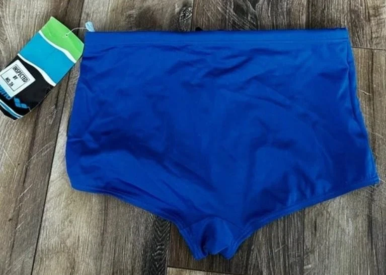 NUEVO NUEVO CON ETIQUETAS Pantalones Cortos de Natación Azul Real Para Hombres Talla 36 Cintura Baja Equipo Rendimiento ARENA Foto 2 de 4