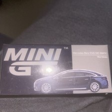 Mini GT Mercedes-Benz EQS 580 4MATIC  Blue Metallic #559 1:64 NEW Factory Sealed