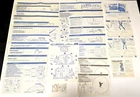 GI JOE COBRA VINTAGE BLUEPRINTS LOT 1984-90 SKYSTRIKER EQUALIZER MORE 25 SHEETS