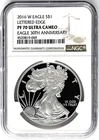 Photo of a 2016-W American Silver Eagle Proof from an eBay listing that sold on Jul 17, 2026
