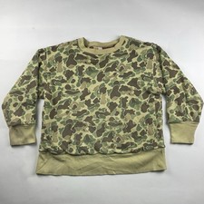 VTG 1970's Gym Master Double Face Reversible Camo Sweatshirt M Fits S Champion