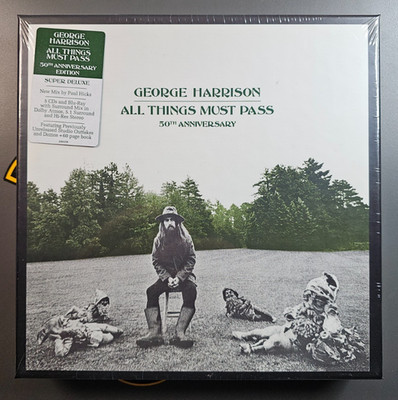 George Harrison - All Things Must Pass 5CD+ Blu-ray BR Super Deluxe Box Set NEW
