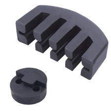 Rubber Violin Practice Mute, Claw Style  Round Tourte Mute for...