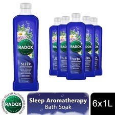 Radox Mineral Therapy Bath Soak Sleep Aromatherapy w/ DreamScentz Fragrance 6x1L 4.17 per litre