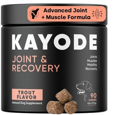 Joint & Recovery | 2-in-1 Joint & Muscle Chews. Help Reduce Pain & Increase D...