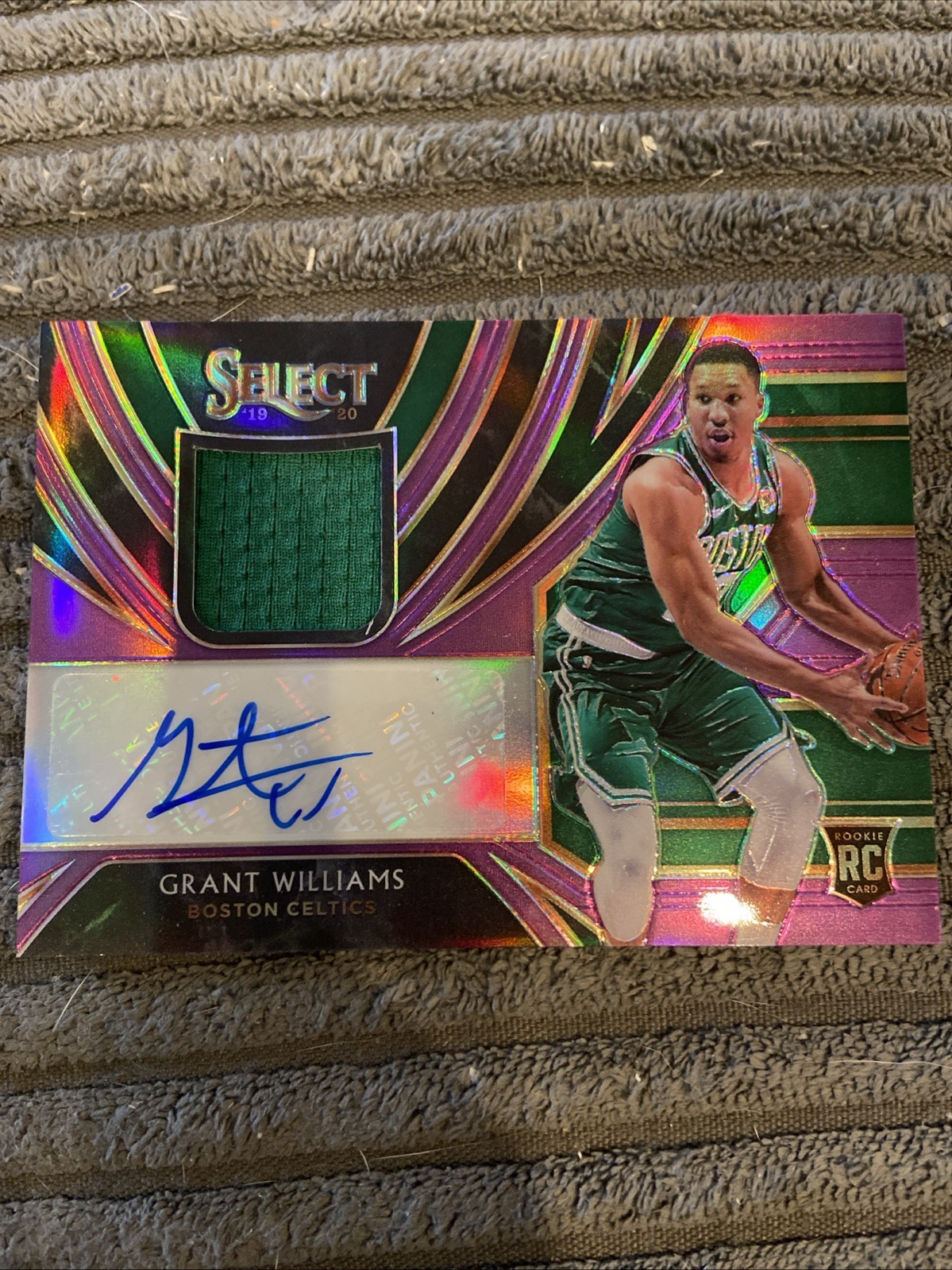 2019-20 Panini Select Grant Williams RPA Purple /99