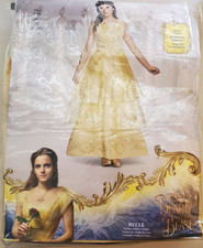 Disney Beauty the Beast, Belle Ball Gown Adult Costume Size M 8-10 , See Desc