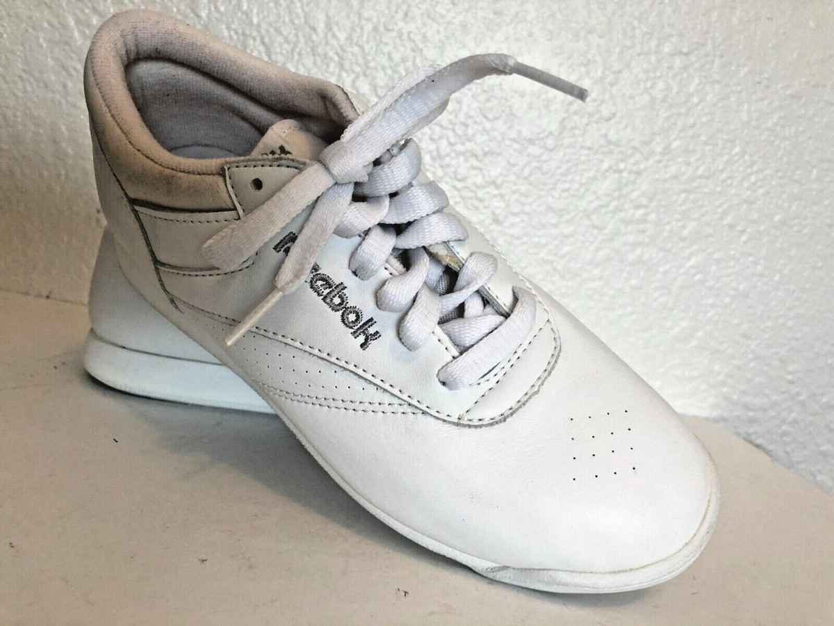 REEBOK Youth 3 White R303 PGA ATHLETIC SHOES Sneaker Leather GOLF