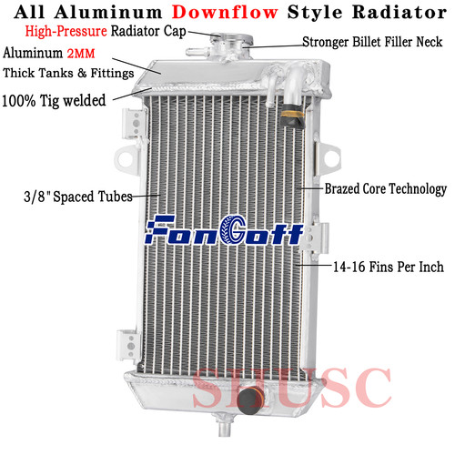 Aluminium Radiator For 13-2018 2015 2016 2017 Yamaha Raptor 700 YFM 700R UK | UK Aluminium Radiator For 13-2018 2015 2016 2017 Yamaha Raptor 700 YFM 700R UK | UK