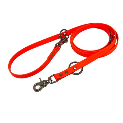 C&L Hundehalsband Aus BioThane® – 25 Mm, 55 Cm, Schwarz – Strapazierfähig & Wasserfest