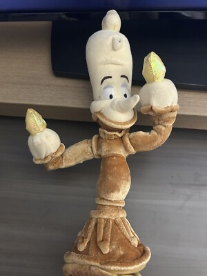 ぬいぐるみ lumiere DISNEY STORE Beauty & the Beast LUMIERE Talking CANDLES LIGHT UP
