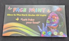 Face Paint Glow in the Dark Under UV Light "Let's Paint your face!"