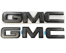 NEW Front & Rear EmblM Black Fit For 2019-2022 GMC Sierra 1500 2500HD 3500HD