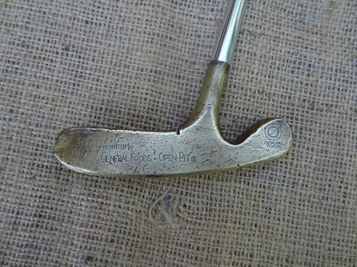 Acushnet BULLS EYE ORIGINAL 2-Way Putter ⛳ Bulls Eye Gold Fluted