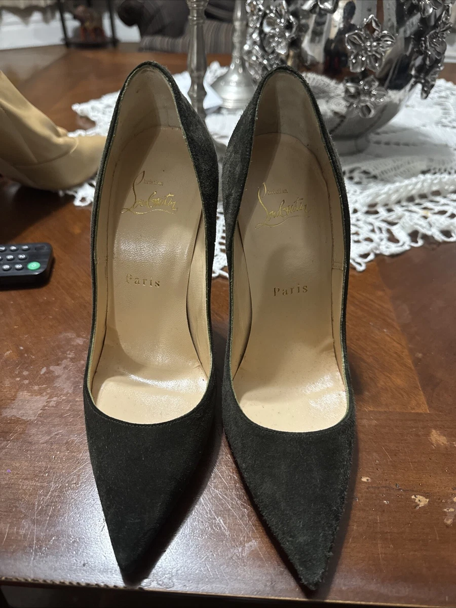 Christian Louboutin Bianca Suede Heels for Women for sale | eBay