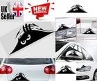 Big Eyes Car Decal Black Sticker Peeking Monster Stickers Car Vinyl Decoration
