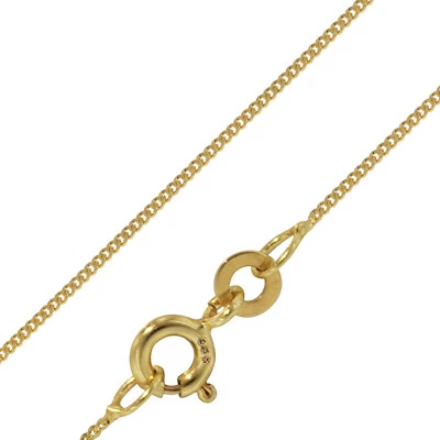 TRENDOR Schmuck Feine Panzerkette 333 Gold 0,8 mm Längen 36-60 cm 72436 - Bild 1 von 4