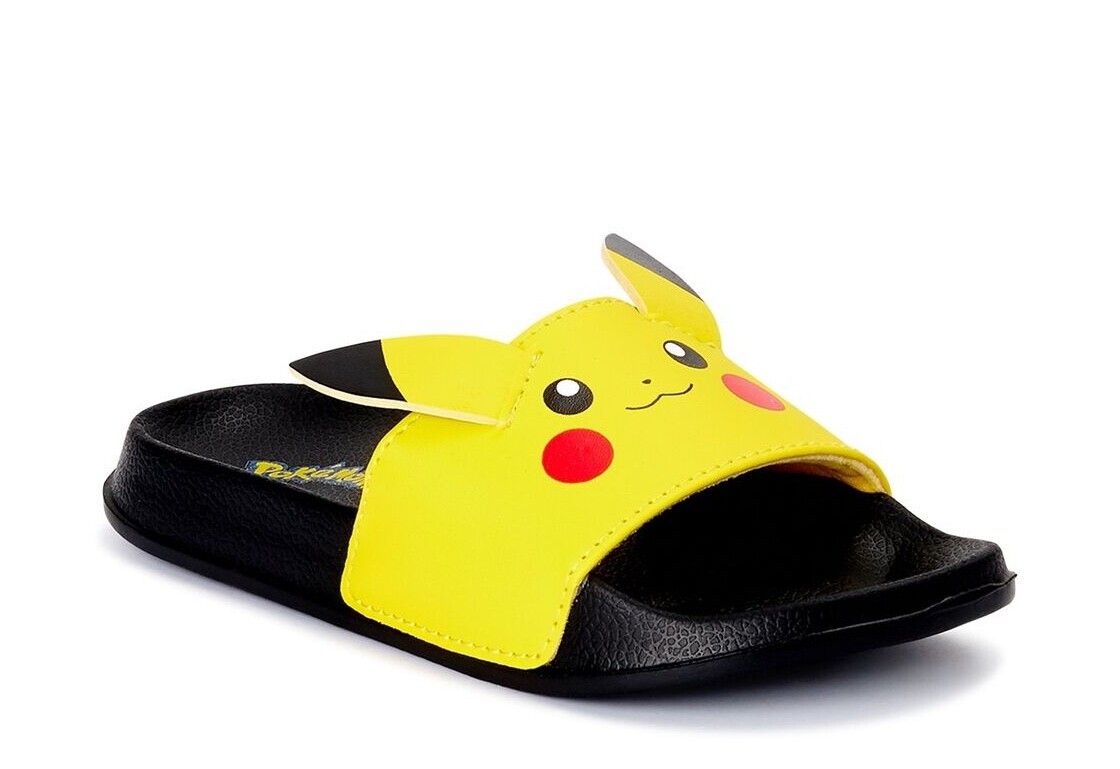NEW Men\'s Size 10 Sandals Pikachu Pokemon Yellow Black NEW NWT Slides Pokémon Br Amazon.com: Mens Pokemon Pikachu Slide Sandals - Pokemon  main image 3