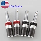 4Pcs Copper Long Amplifier Speaker Banana Female Terminal Binding Post Socket