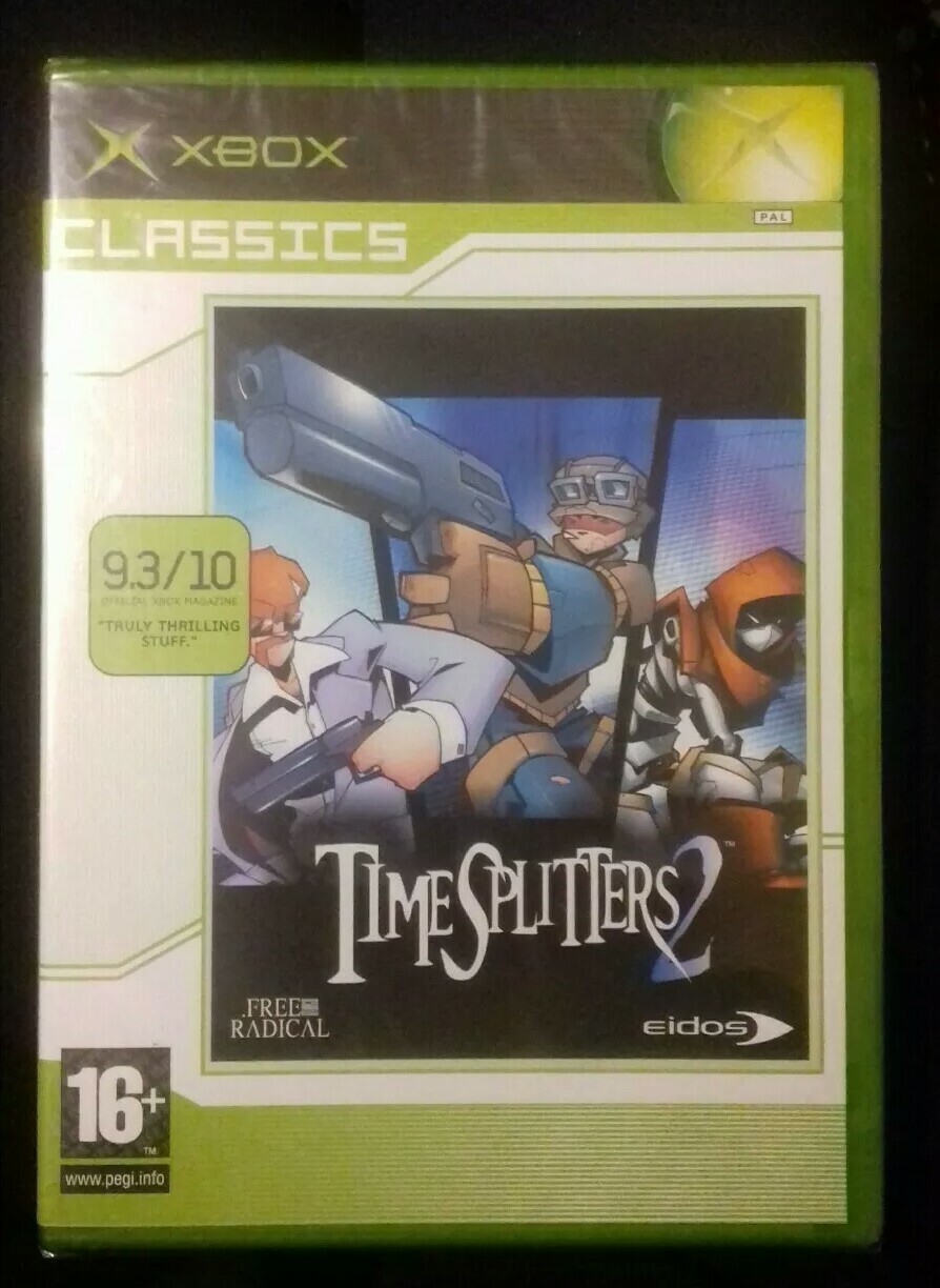 XBOX Classics  - TIME SPLITTERS 2 - nuovo sigillato - VM16