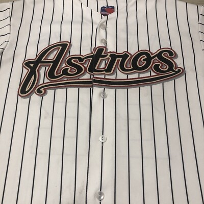 astrostuffs bright サイン ROGER CLEMENS HOUSTON ASTROS PIN STRIPE CURSIVE JERSEY MAJESTIC
