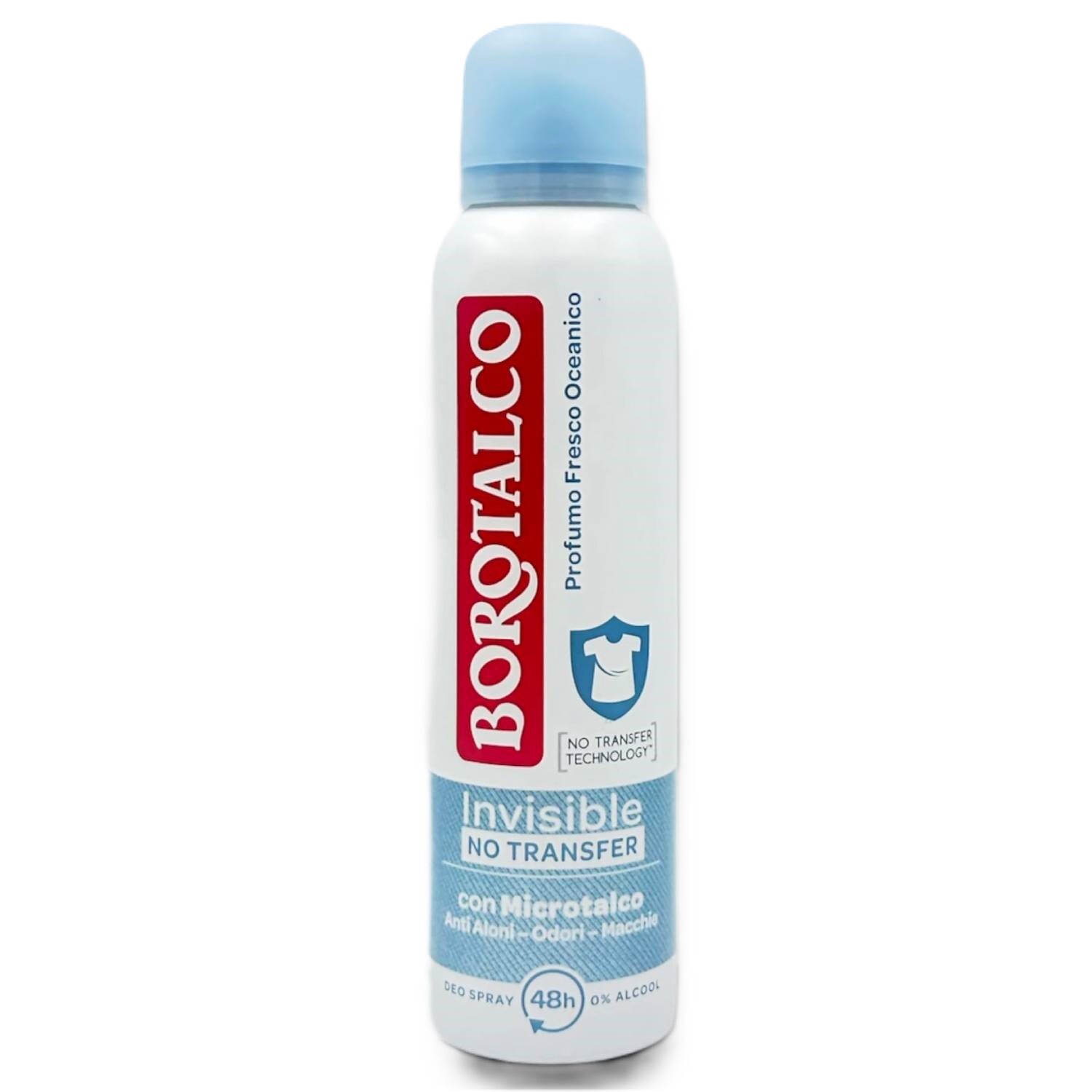 Borotalco Invisible Deodorante Con Microtalco Al Profumo Fresco Oceanico