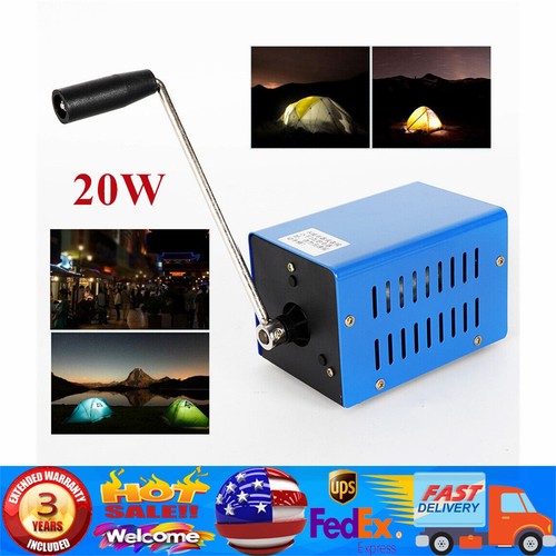 Portable Hand Crank Dynamo Charger Emergency USB Generator High Power HOT