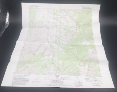 1993 Cleve Creek Baldy NV Quadrangle Geological Survey Topo Map 22'' x 27'' USGS