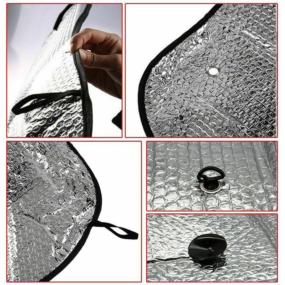 Parasole Auto Pieghevole 140x70cm - Protezione UV Per Parabrezza Interno