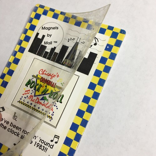 Chicago's Original Rock n Roll McDonalds Magnets By Mail Postcard - Picture 3 of 3