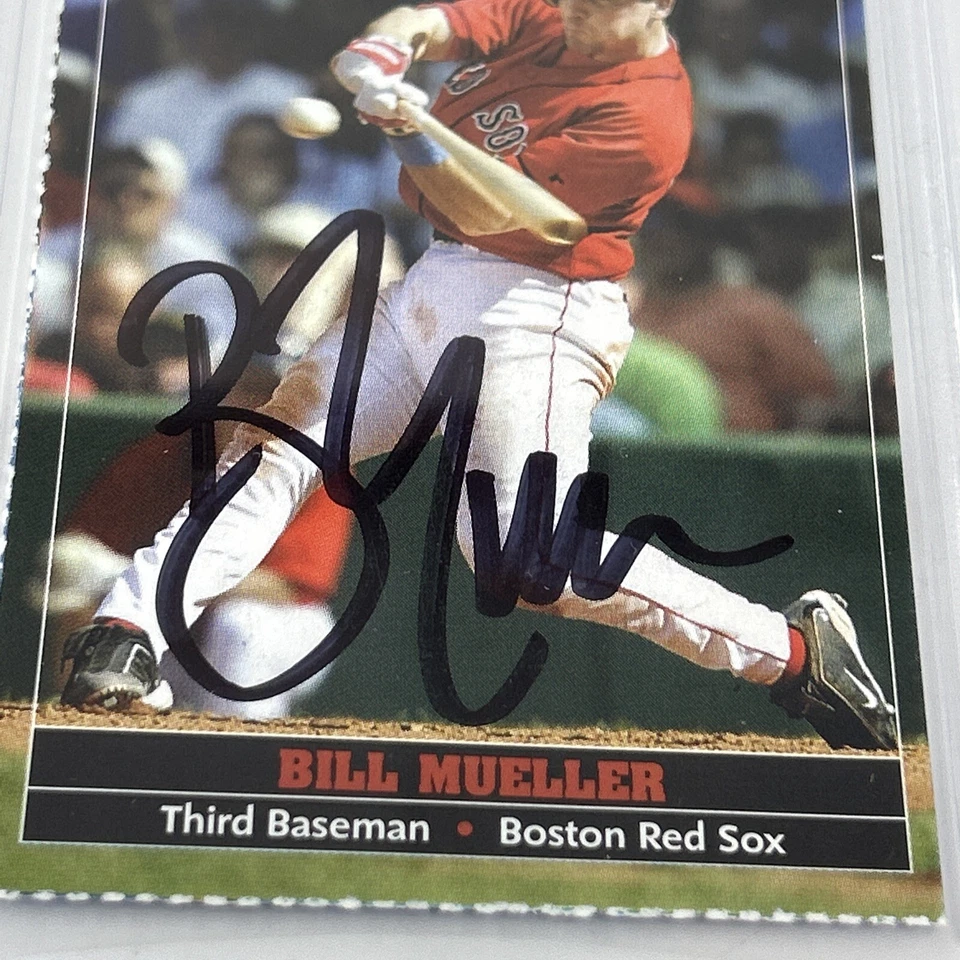 Tarjeta firmada por Bill Mueller Sports Illustrated for Kids #393 2004 PSA losa automática Foto 2 de 3