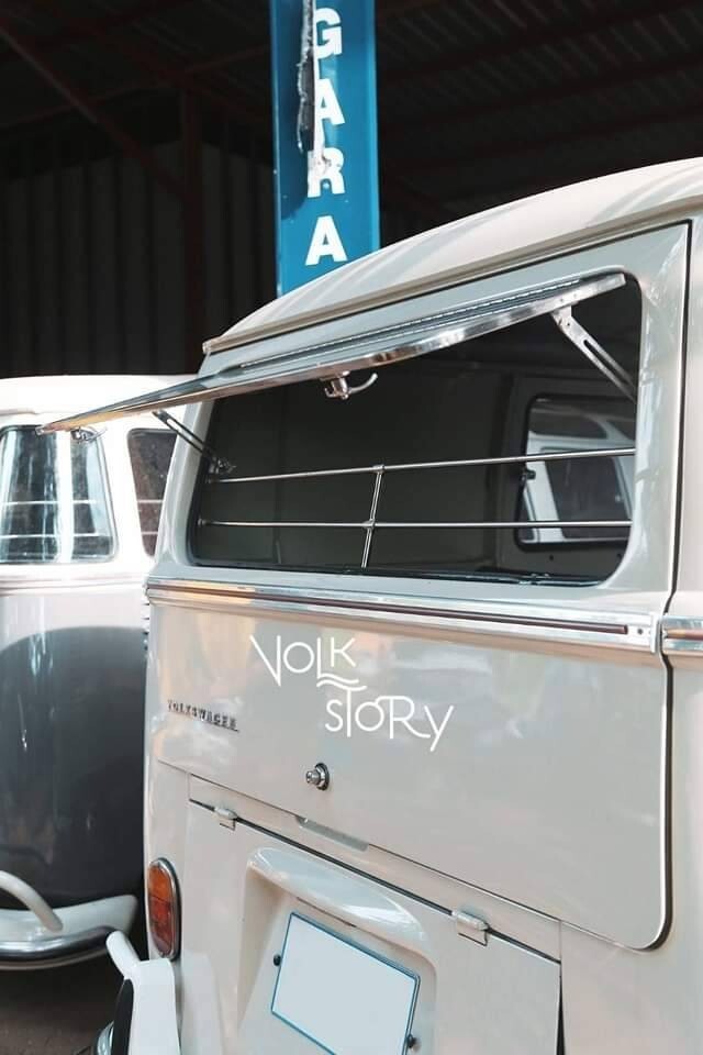 SAFARI WINDOW REAR WINDOW | MATT POLISH STAINLESS STEEL | WITH