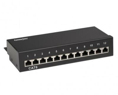 Platinum Tools 667-12C6S 12 Port Cat6 Shielded Patch Panel
