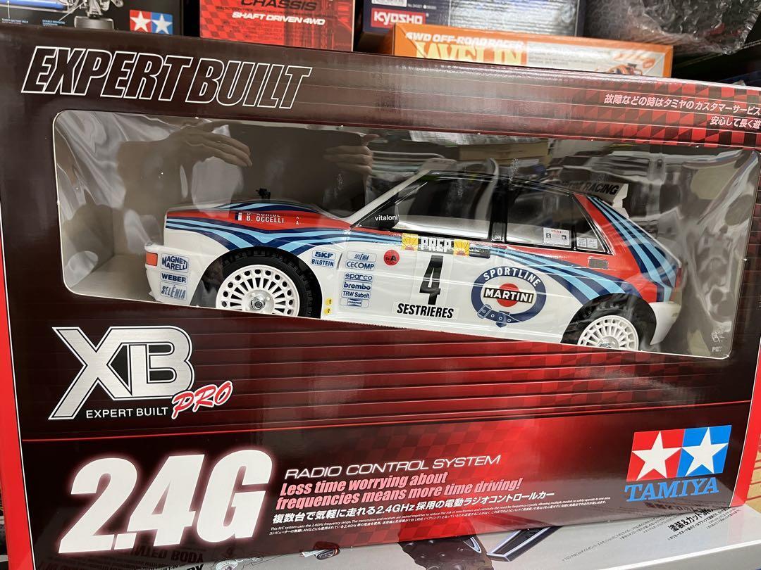 Lancia Delta Integrale Rc Car Kit Tt-02 Chassis 1/10 Scale Remote Control