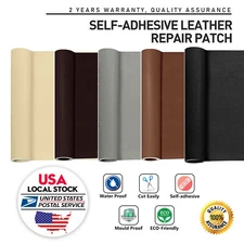 Self Adhesive Leather Repair Patch Tape For Car Seats Couch Sofa Furniture Bags